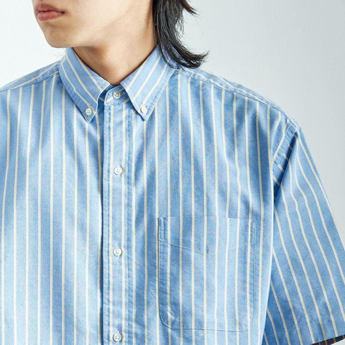 L.L.BEAN [エルエルビーン] ORONO ショートスリーブシャツ [5275-0036] 94 SAX/YEL