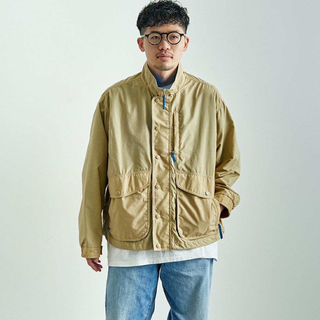 L.L.BEAN [エルエルビーン] Bean's ウィンディリッジジャケット [5175-9041] 14 TAN &&モデル身長：168cm 着用サイズ：M&&