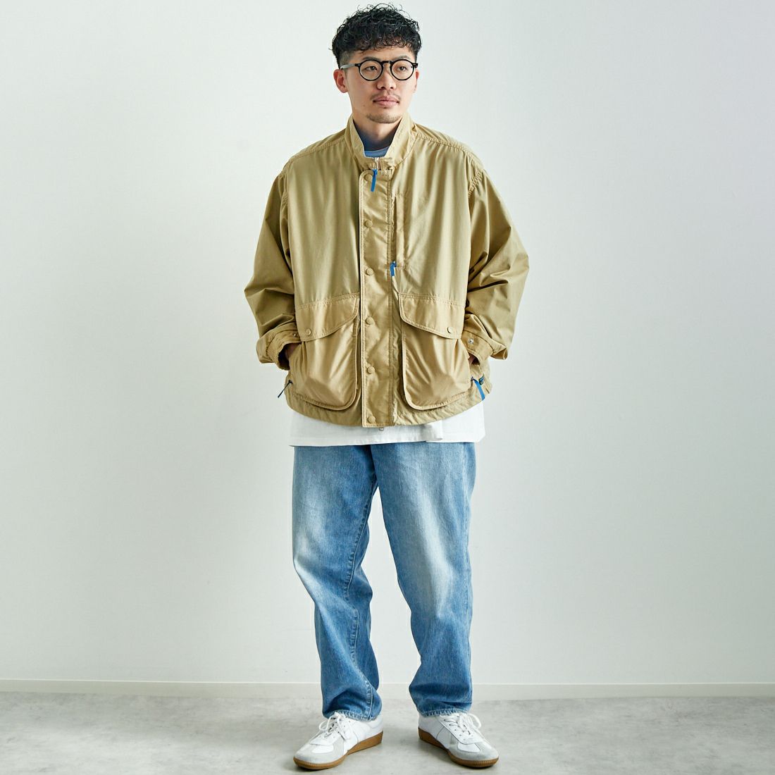 L.L.BEAN [エルエルビーン] Bean's ウィンディリッジジャケット [5175-9041] 14 TAN &&モデル身長：168cm 着用サイズ：M&&