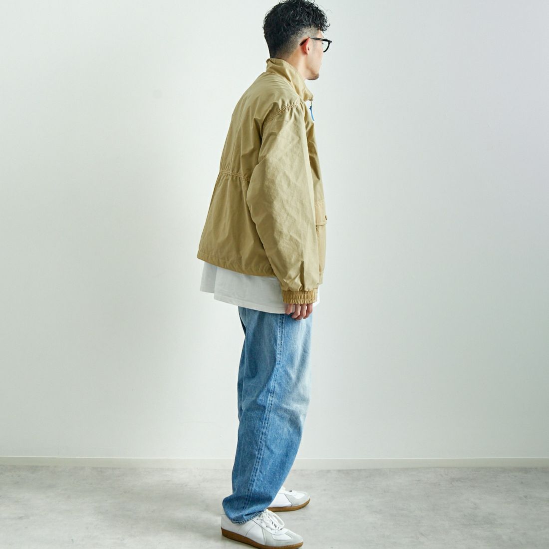 L.L.BEAN [エルエルビーン] Bean's ウィンディリッジジャケット [5175-9041] 14 TAN &&モデル身長：168cm 着用サイズ：M&&