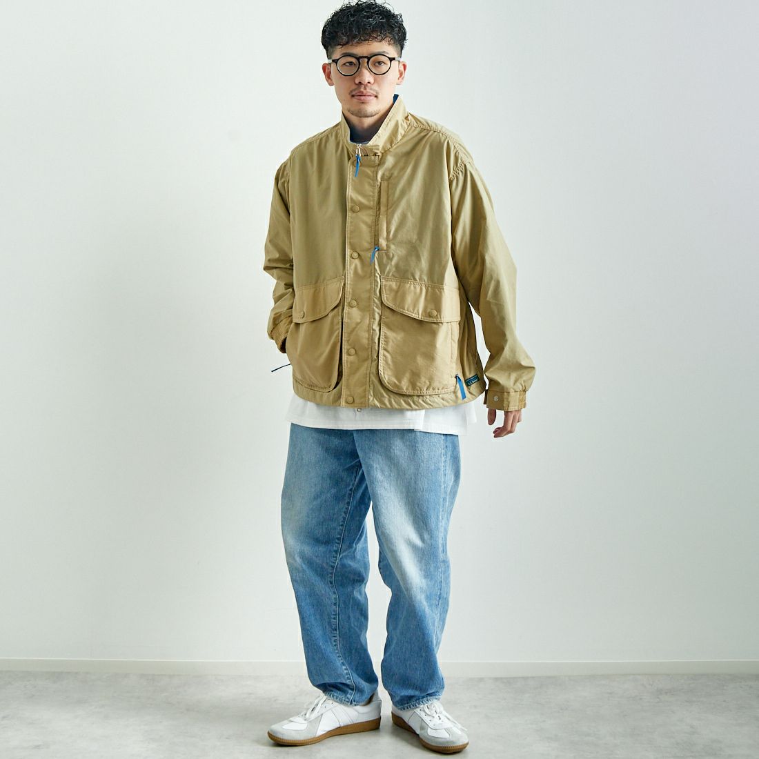 L.L.BEAN [エルエルビーン] Bean's ウィンディリッジジャケット [5175-9041] 14 TAN &&モデル身長：168cm 着用サイズ：M&&