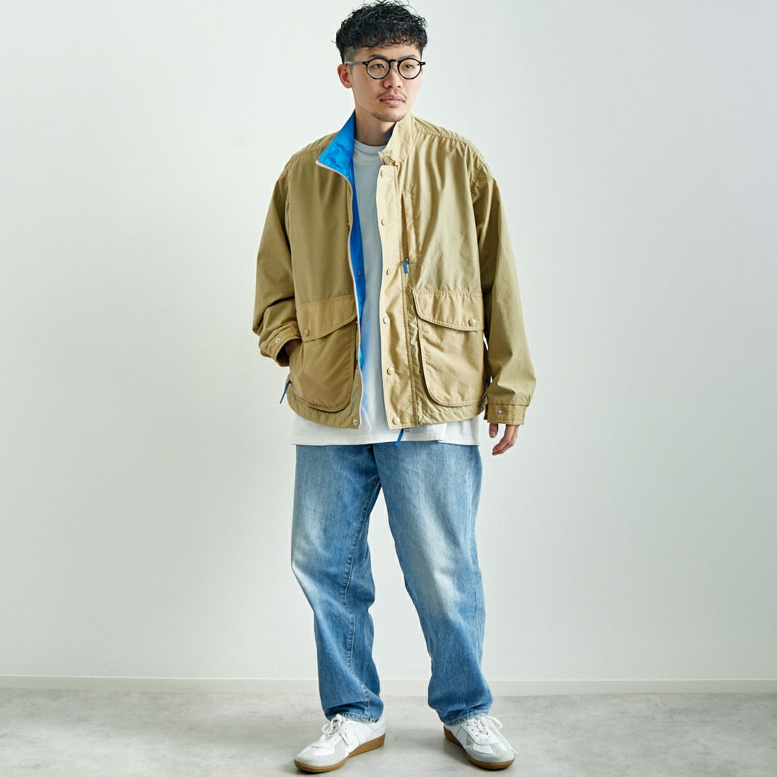 L.L.BEAN [エルエルビーン] Bean's ウィンディリッジジャケット [5175-9041] 14 TAN &&モデル身長：168cm 着用サイズ：M&&