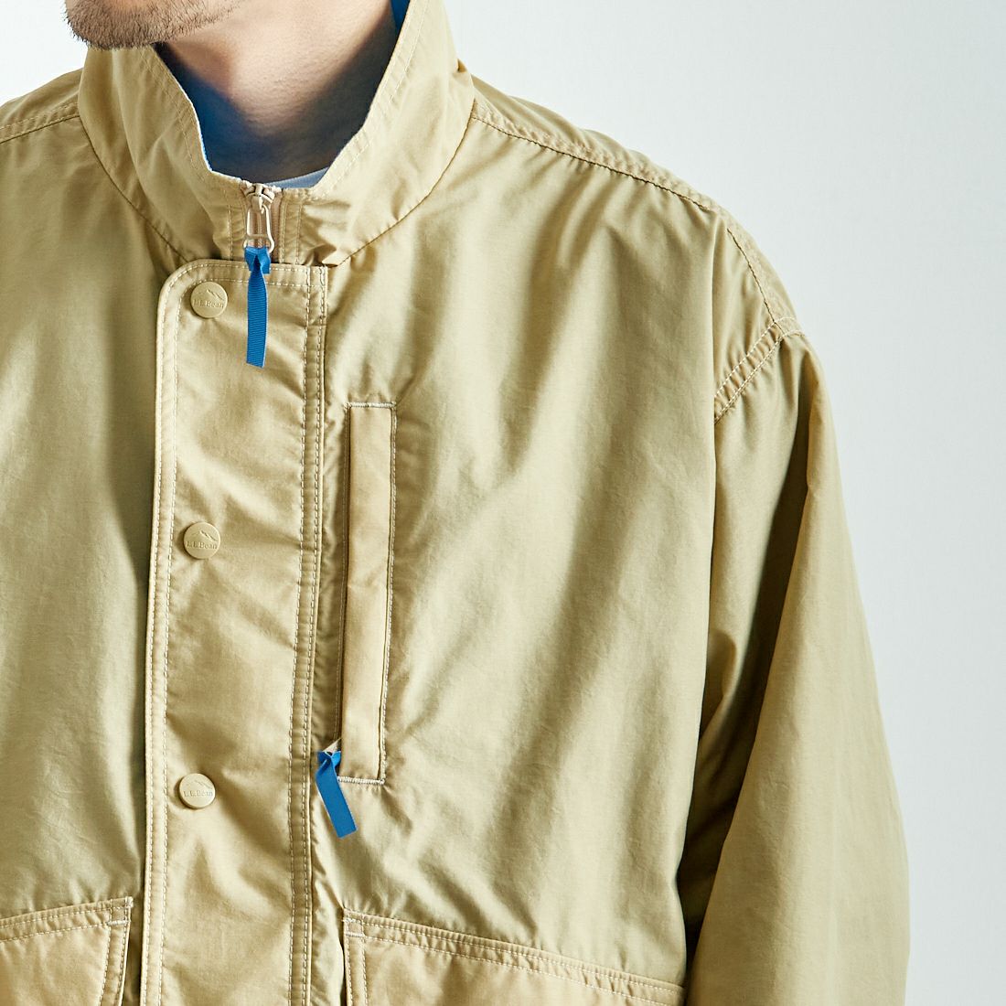 L.L.BEAN [エルエルビーン] Bean's ウィンディリッジジャケット [5175-9041] 14 TAN &&モデル身長：168cm 着用サイズ：M&&