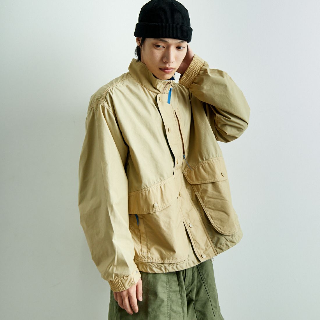 L.L.BEAN [エルエルビーン] Bean's ウィンディリッジジャケット [5175-9041] 14 TAN &&モデル身長：179cm 着用サイズ：L&&