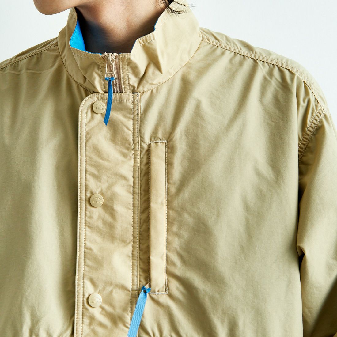 L.L.BEAN [エルエルビーン] Bean's ウィンディリッジジャケット [5175-9041] 14 TAN &&モデル身長：179cm 着用サイズ：L&&