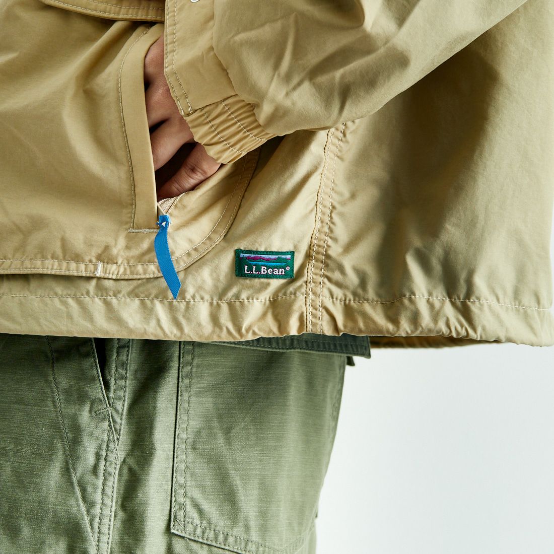 L.L.BEAN [エルエルビーン] Bean's ウィンディリッジジャケット [5175-9041] 14 TAN &&モデル身長：179cm 着用サイズ：L&&