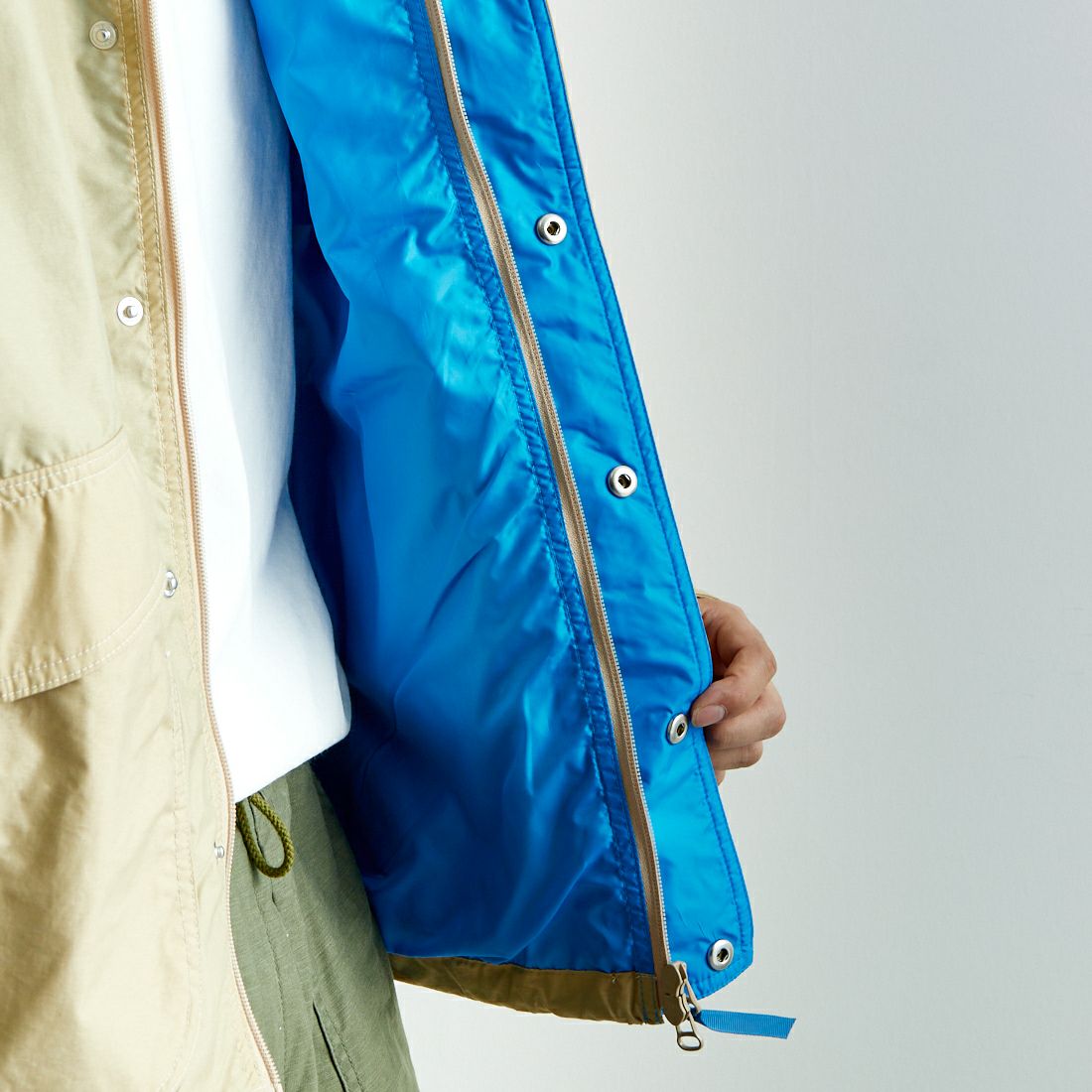 L.L.BEAN [エルエルビーン] Bean's ウィンディリッジジャケット [5175-9041] 14 TAN &&モデル身長：179cm 着用サイズ：L&&