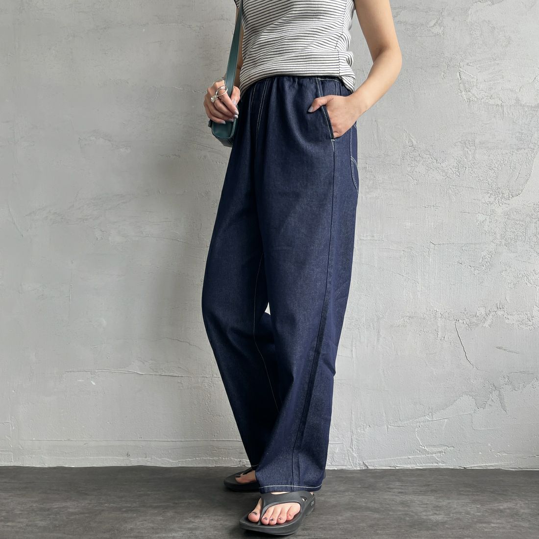 BLUE OW&&モデル身長：159 cm 着用サイズ：S&&