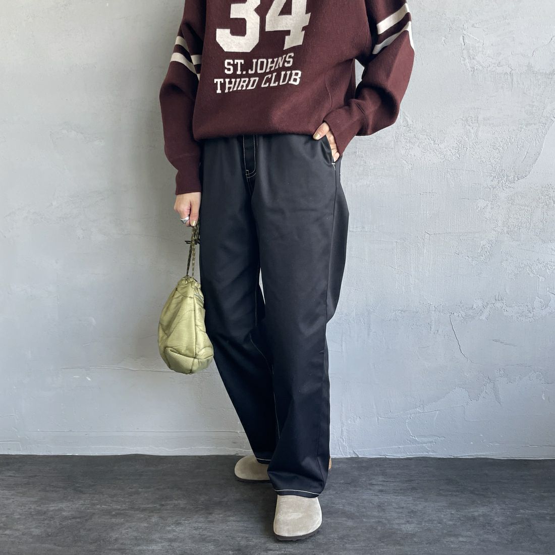 BLACK&&モデル身長：158cm 着用サイズ：S&&