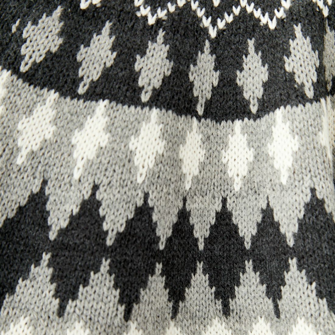 33Degrees [サーティスリーディグリーズ] 5G求心柄クルーネックニット [124805] GREIGE