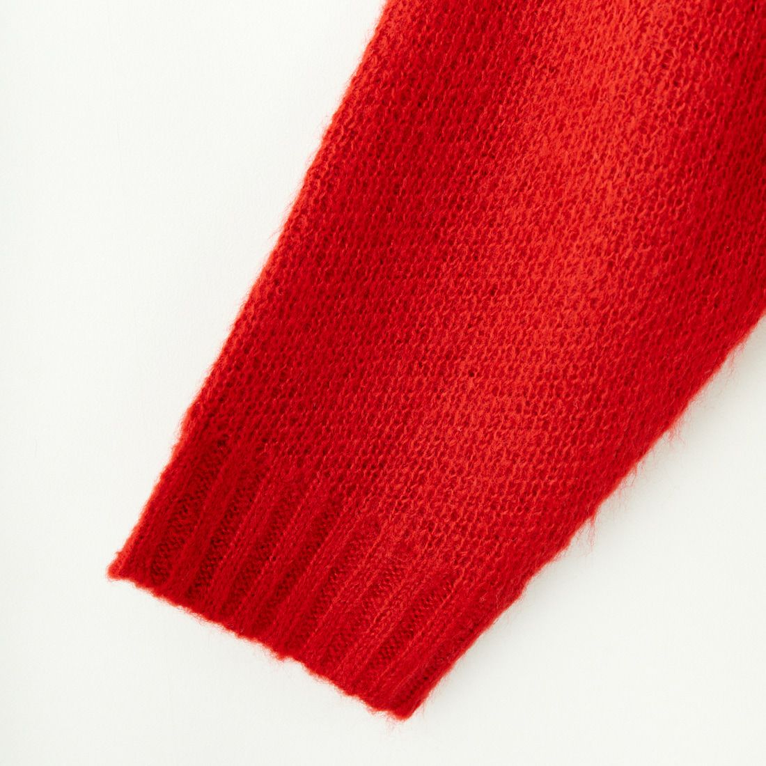 33Degrees [サーティスリーディグリーズ] ツートンクルーネックニット [723801] CHR/RED