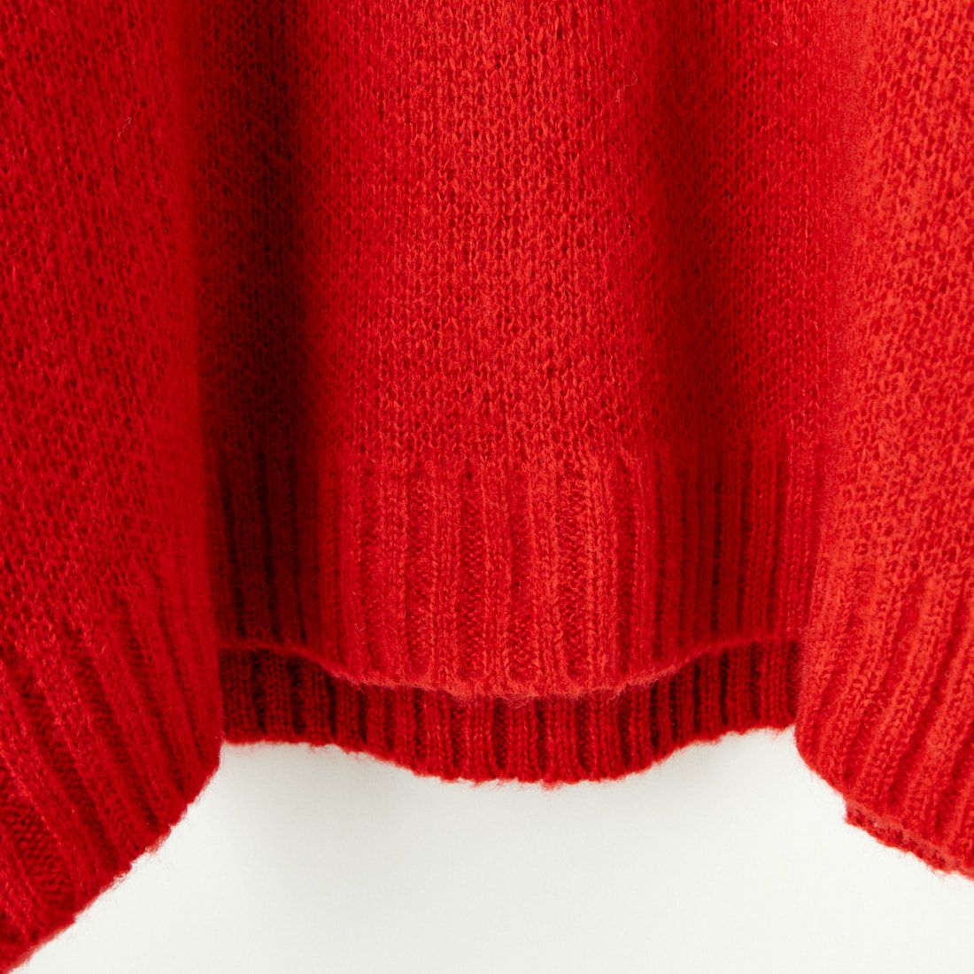 33Degrees [サーティスリーディグリーズ] ツートンクルーネックニット [723801] CHR/RED