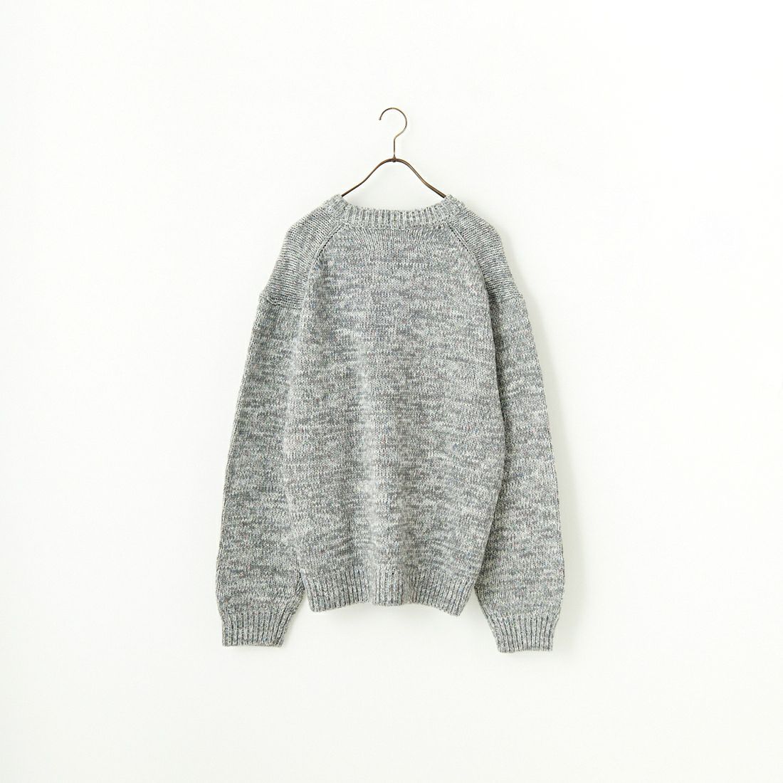 Jeans Factory Clothes [ジーンズファクトリークローズ] ブークレクルーネックニット [JFC-244-069] GREY