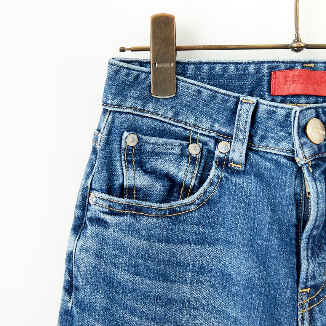 RED CARD TOKYO [レッドカード トーキョー] 35th Anniversary ワイドデニムパンツ [26W10101SMD] A-STN MID