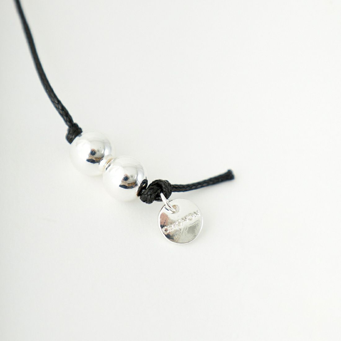 CHIGNON [シニヨン] マルチWAY丸玉コードチョーカー [0046-590RT] BLK/SILVER