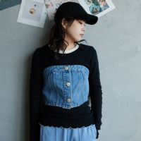 I-MD BLUE&&モデル身長：167cm 着用サイズ：1&&