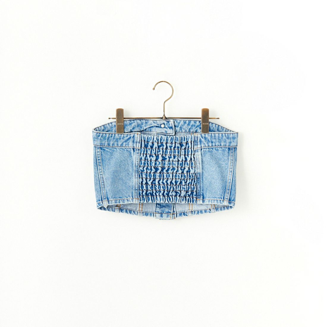 NEEDBY heritage [ニードバイヘリテージ] STEPHANIE デニムビスチェ [N1C902437IMB] I-MD BLUE