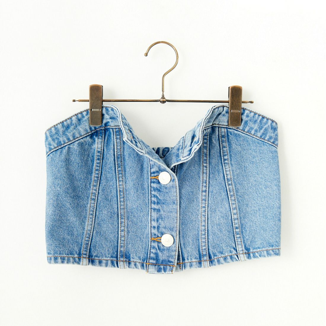 NEEDBY heritage [ニードバイヘリテージ] STEPHANIE デニムビスチェ [N1C902437IMB] I-MD BLUE