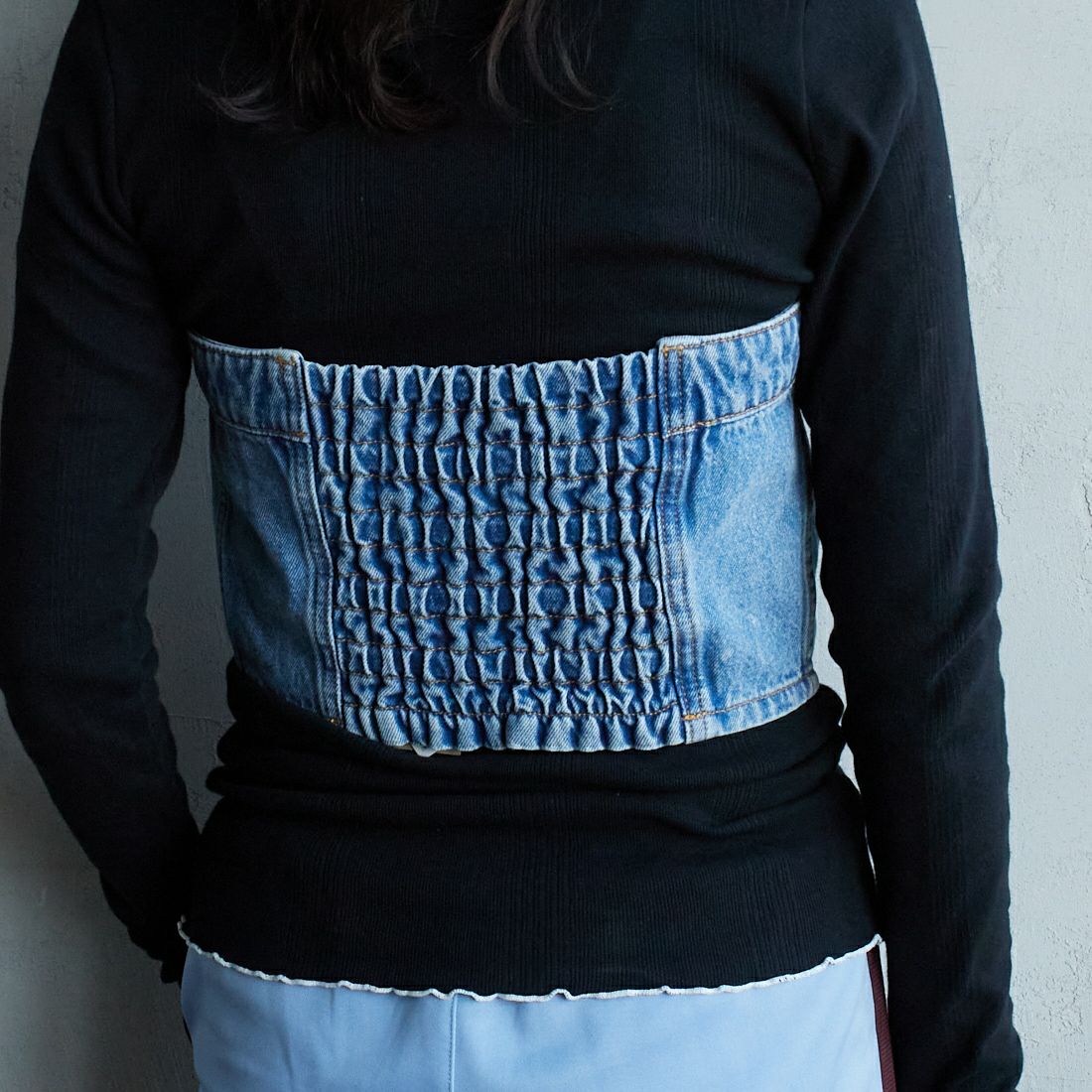 NEEDBY heritage [ニードバイヘリテージ] STEPHANIE デニムビスチェ [N1C902437IMB] I-MD BLUE