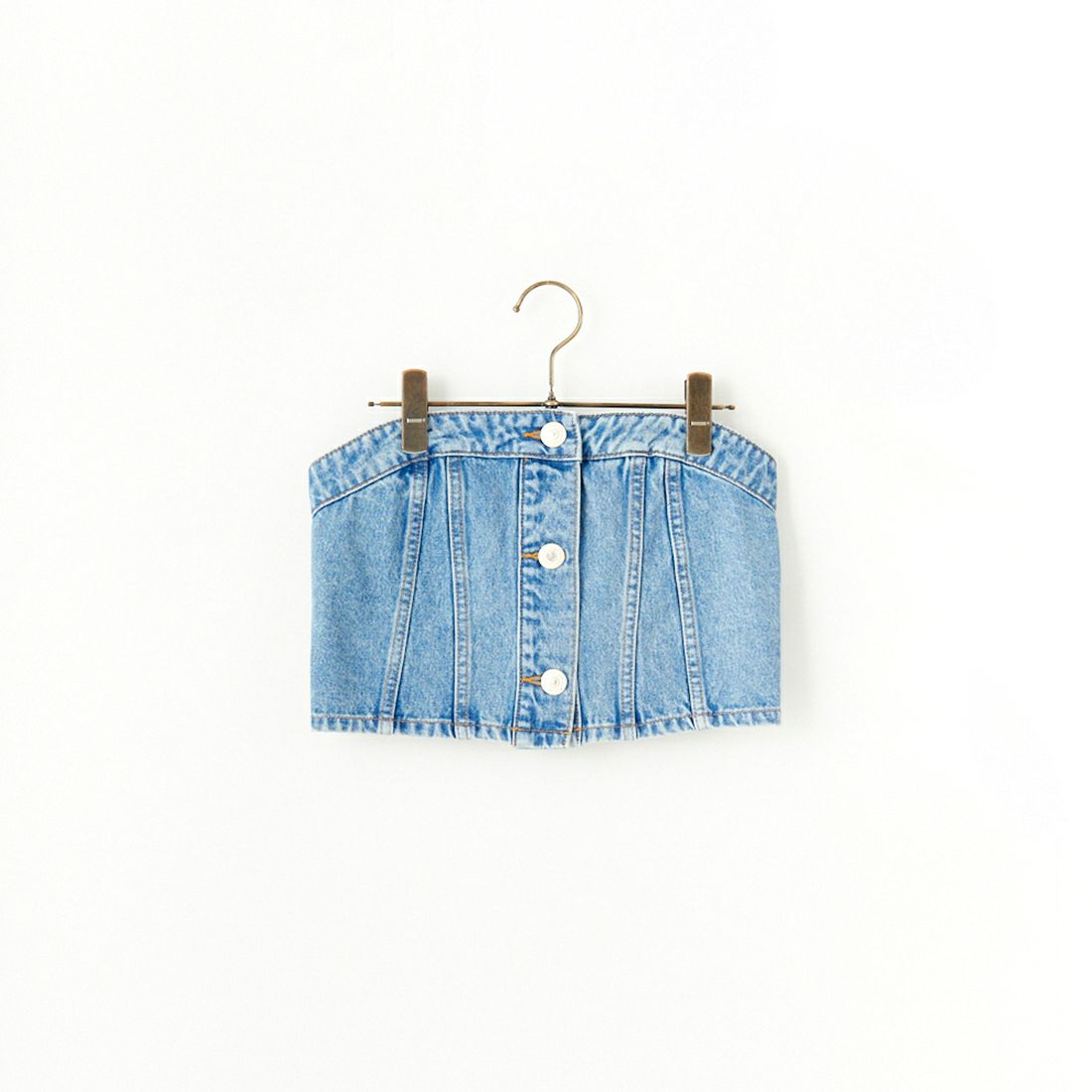 NEEDBY heritage [ニードバイヘリテージ] STEPHANIE デニムビスチェ [N1C902437IMB] I-MD BLUE