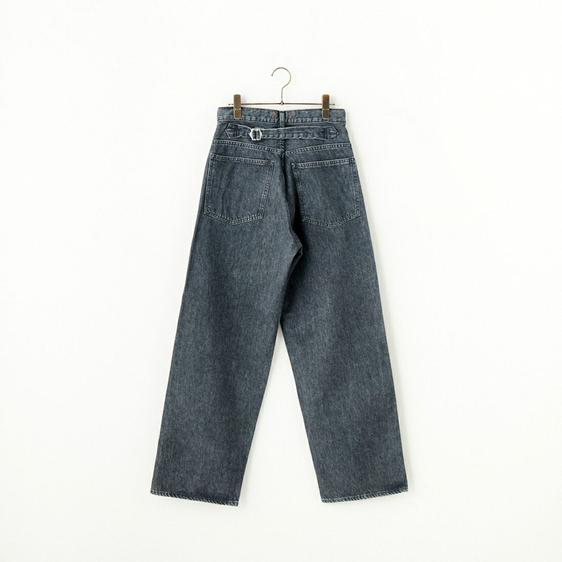 NEEDBY heritage [ニードバイヘリテージ] KOH ワイドテーパードデニム [B1CW01237SDG] S-DK GRAY