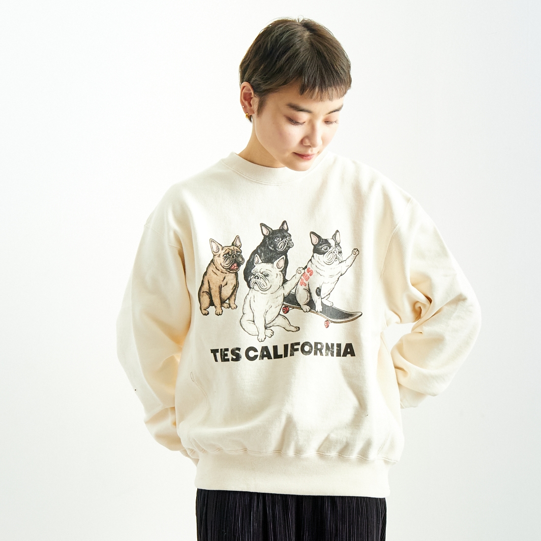 05 IVORY&&モデル身長：160cm 着用サイズ：S&&