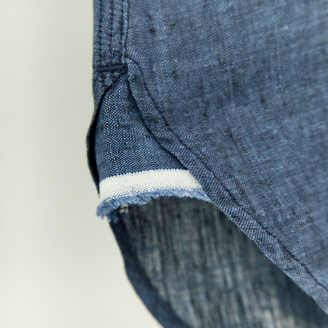 Needles [ニードルズ] バンドカラーワークシャツ [QV292] A BLUE