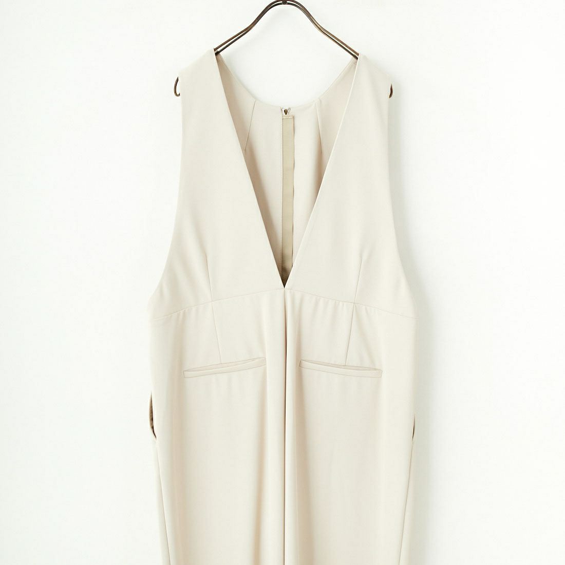 CHIGNON [シニヨン] ノースリーブカーヴィーサロペット [3246-484KK] L.BEIGE