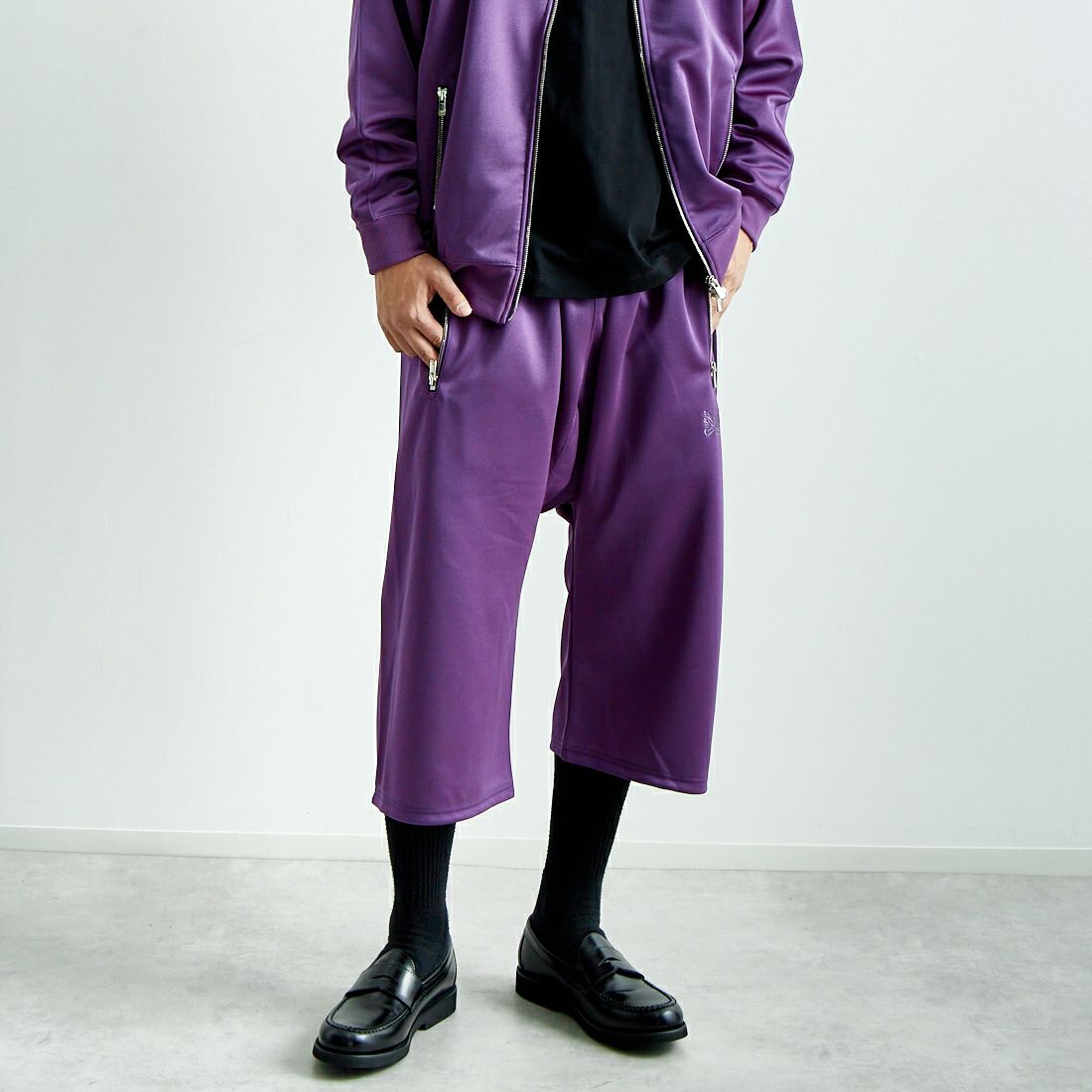 A PURPLE&&モデル身長：179cm 着用サイズ：M&&