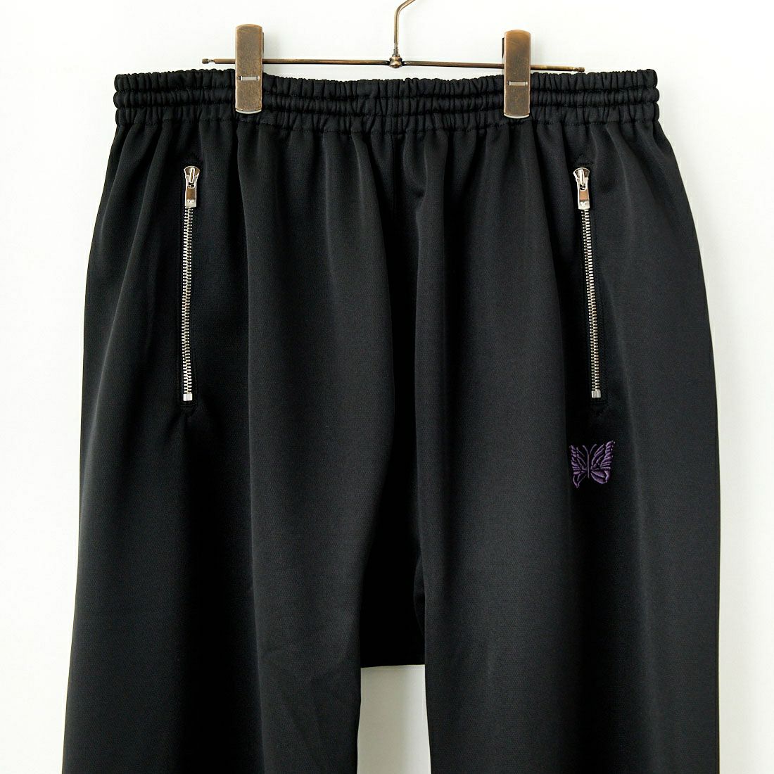 Needles [ニードルズ] クロップドサルエルトラックパンツ [QV326] B BLACK