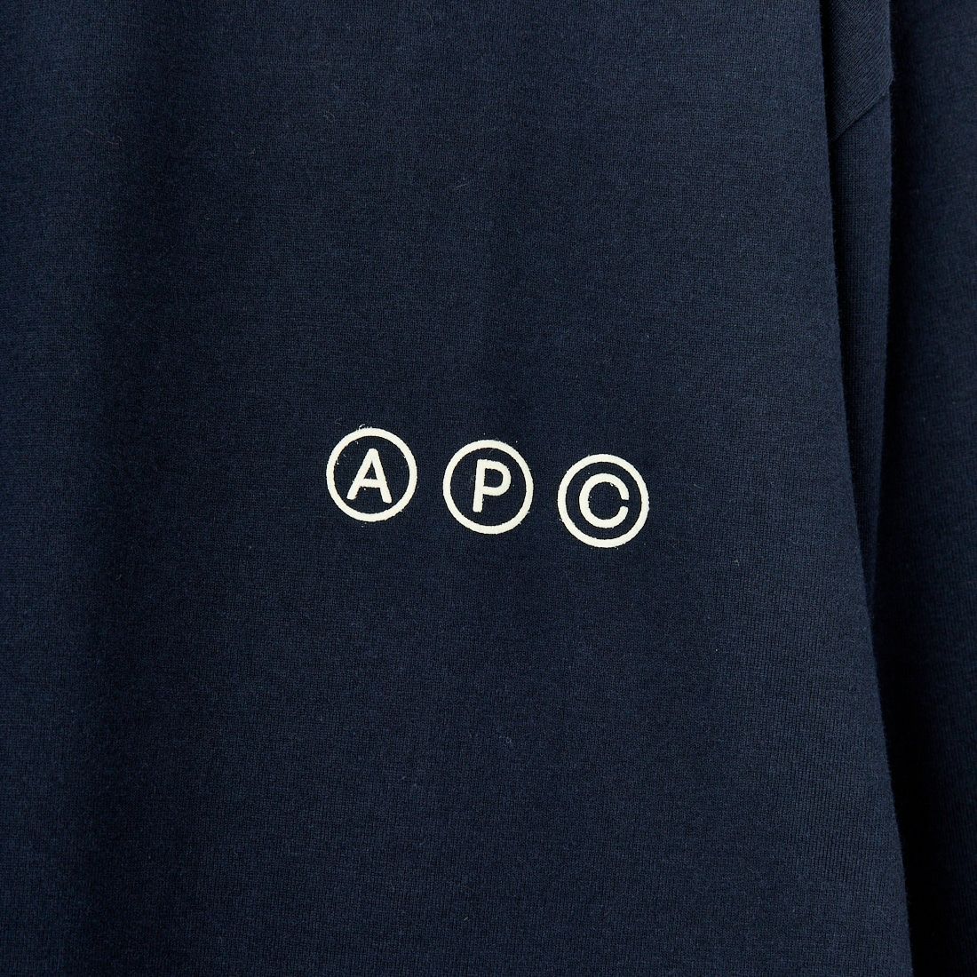 A.P.C. [アー・ペー・セー] Adresse 長袖Tシャツ [T-SHIRT-MANCHE] 39 D.NAVY