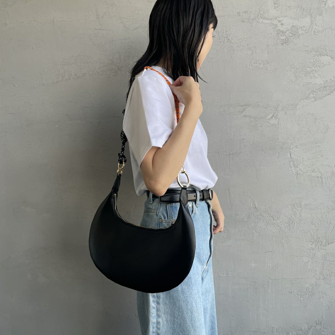LE VERNIS [ル・ベルニ] パラコードムーンバッグ [244-210510] BLACK