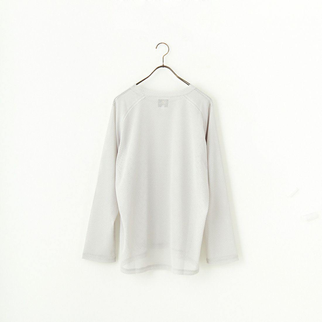 Needles [ニードルズ] ロングスリーブUネックTシャツ [QV345] A LT.GREY