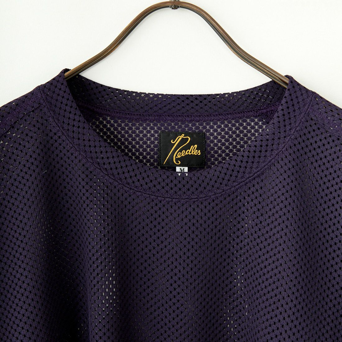 Needles [ニードルズ] ロングスリーブUネックTシャツ [QV345] B DK.PUPLE