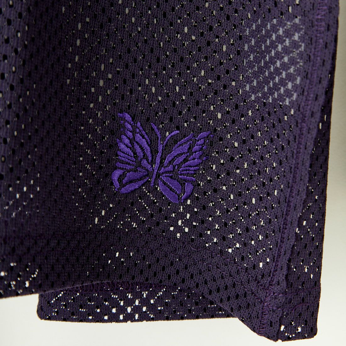 Needles [ニードルズ] ロングスリーブUネックTシャツ [QV345] B DK.PUPLE