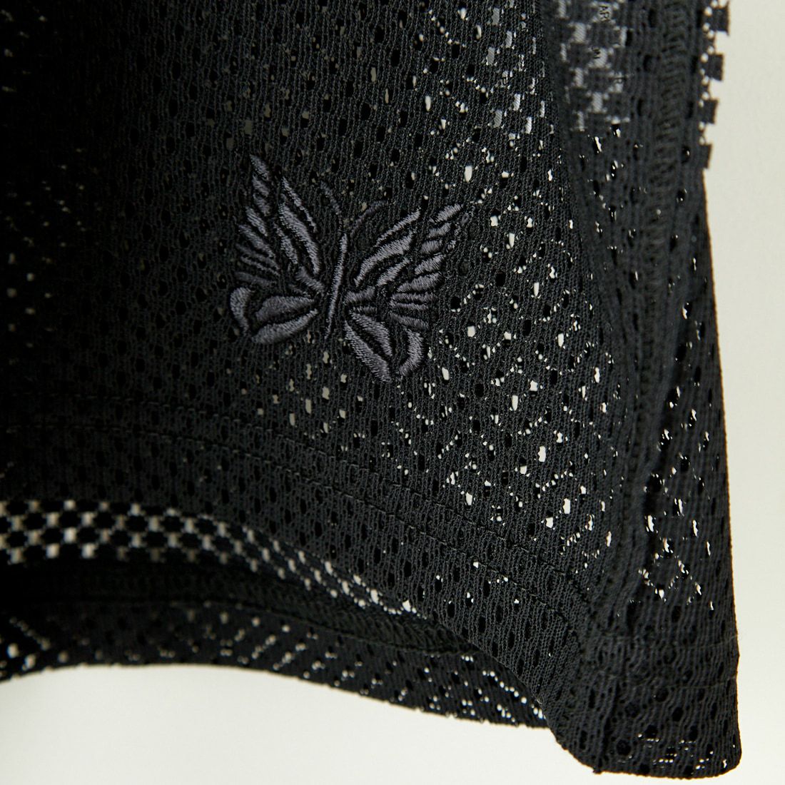 Needles [ニードルズ] ロングスリーブUネックTシャツ [QV345] C BLACK