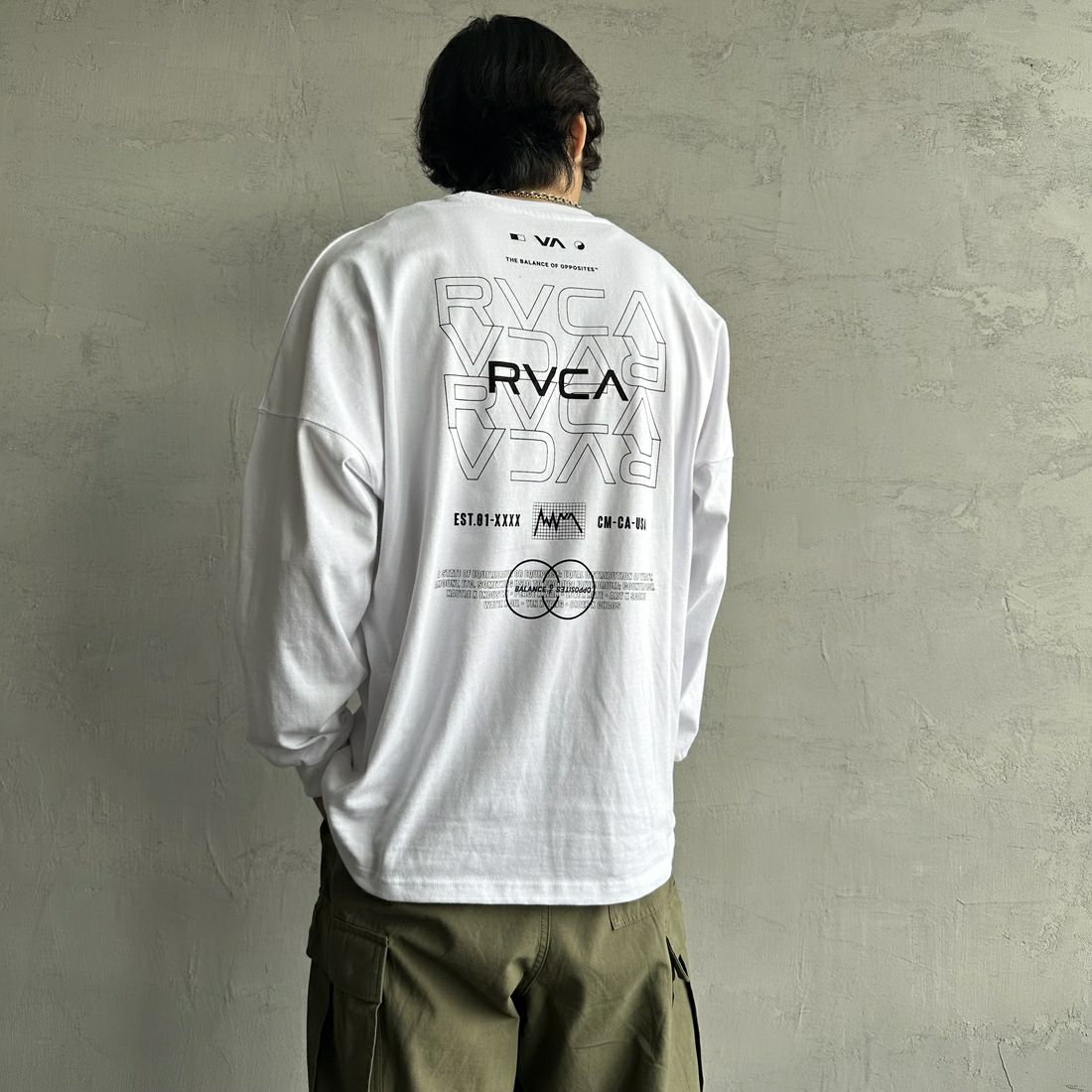 RVCA [ルーカ] RADIATE ロングスリーブTシャツ [BF041-151]