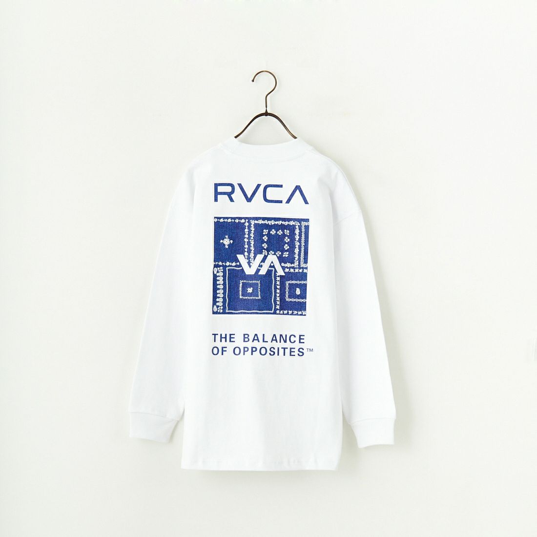 RVCA [ルーカ] バンダナ柄ボックスロゴTシャツ [BF043-051]