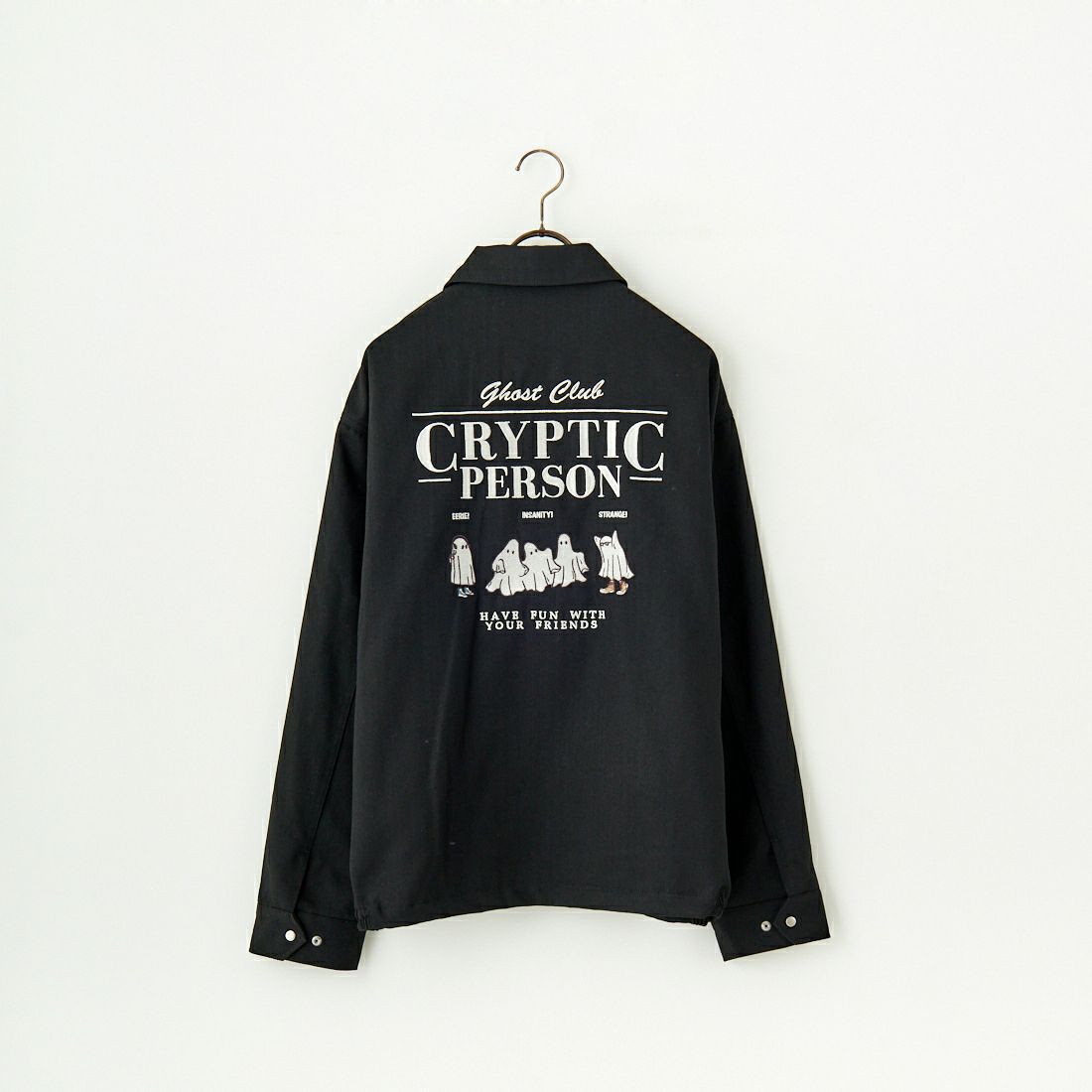 33Degrees [サーティスリーディグリーズ] 刺繍ベトジャン [TDR-251-016] 01 BLK