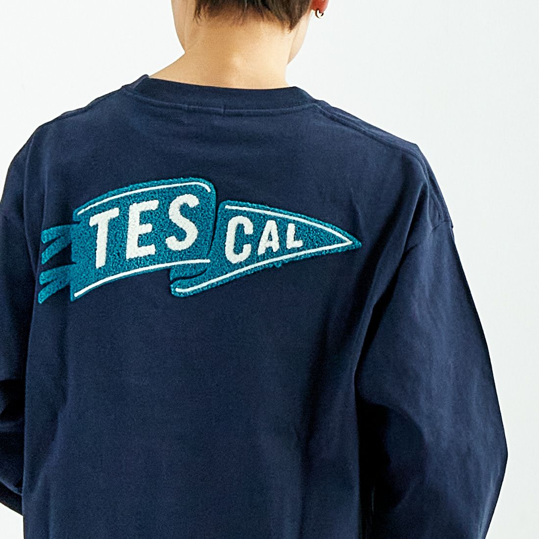 The Endless Summer [エンドレスサマー] TES サガラ刺繍ビッグロングスリーブTシャツ [C-25374303] 60 NAVY