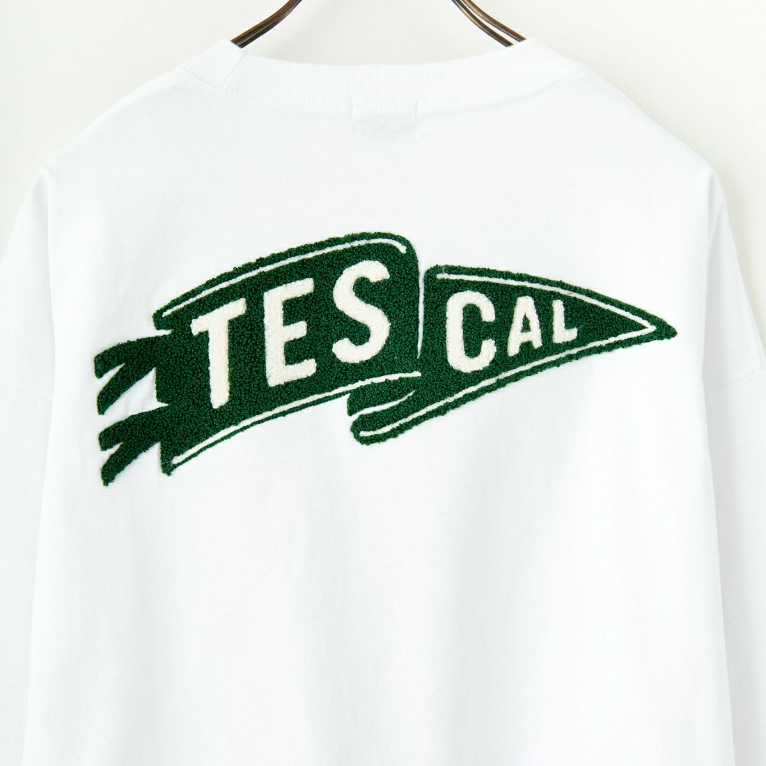 The Endless Summer [エンドレスサマー] TES サガラ刺繍ビッグロングスリーブTシャツ [C-25374303] 07 WHITE