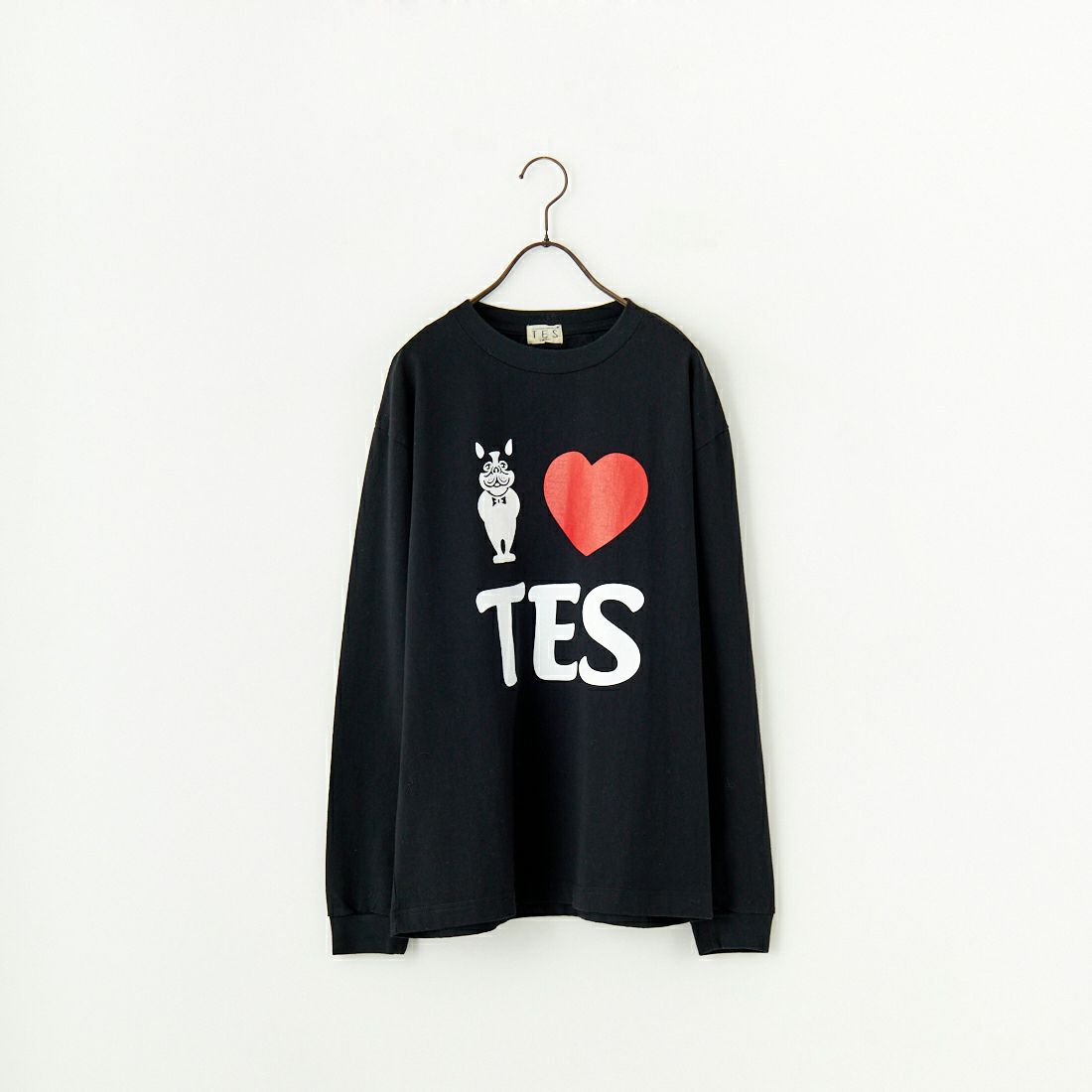The Endless Summer [エンドレスサマー] I LOVE TES ロングスリーブTシャツ [FH-25374313] 01 BLACK