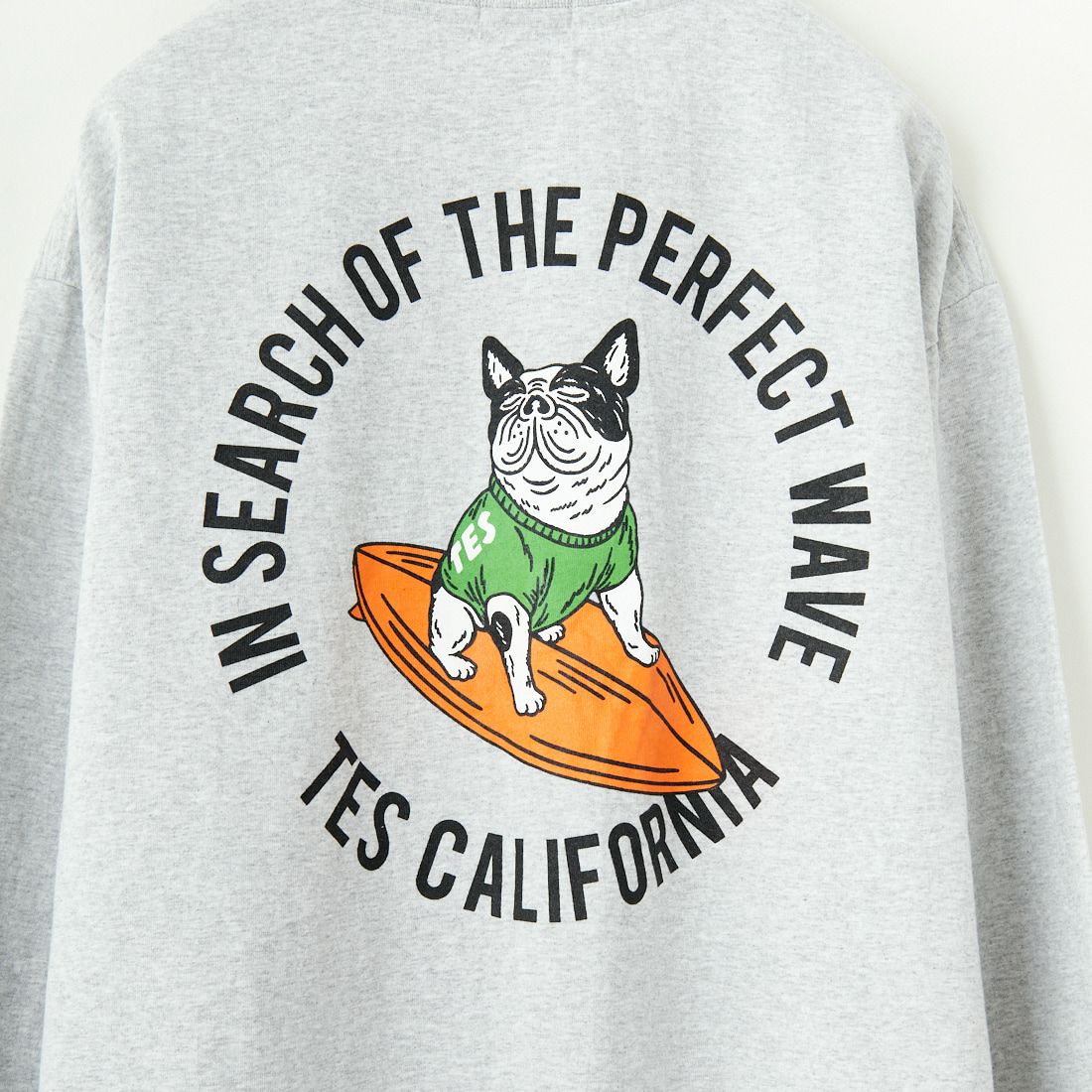 The Endless Summer [エンドレスサマー] TES サークルロゴロングスリーブTシャツ [FH-25374316] 03 MIX GRY