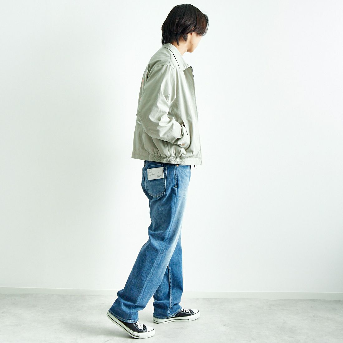 HELLO CALIF [ハローカリフ] CALIジャン [651031] GREIGE &&モデル身長：179cm 着用サイズ：M&&