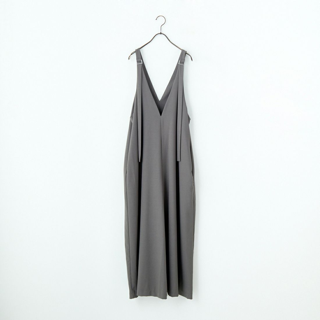 CLOCHE [クロシェ] 2WAY Vネックサロペット [51286526] ﾁｬｺｰﾙ