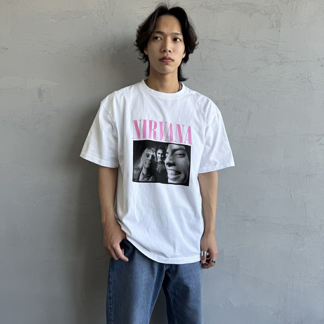 WHITE&&モデル身長：179cm 着用サイズ：XL&&