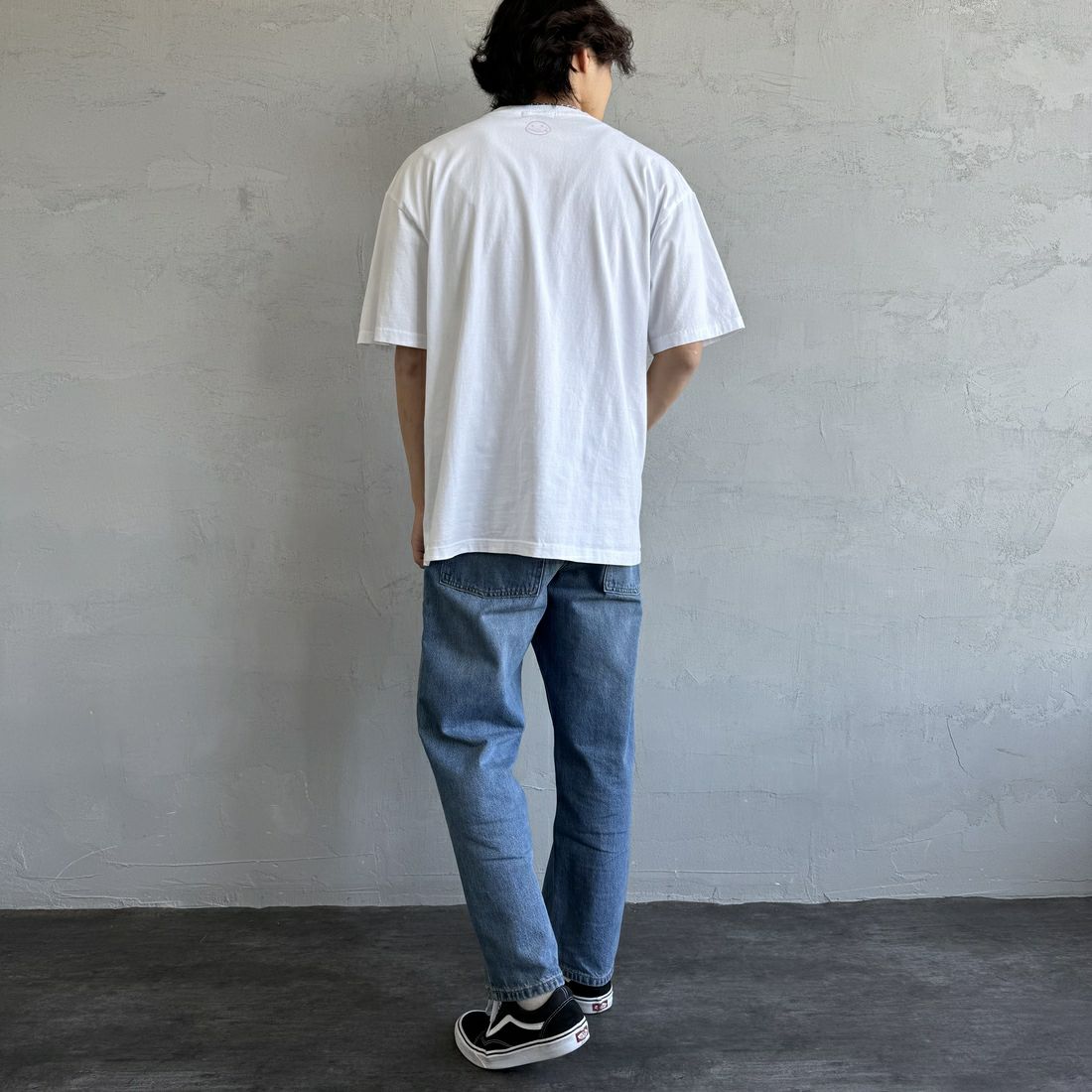 GOOD ROCK SPEED [グッドロックスピード] 別注 NIRVANA フォトプリントロックTシャツ [INTN-031-JF] WHITE &&モデル身長：179cm 着用サイズ：XL&&