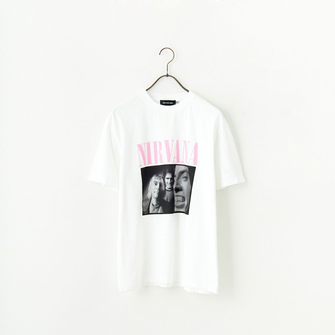GOOD ROCK SPEED [グッドロックスピード] 別注 NIRVANA フォトプリントロックTシャツ [INTN-031-JF] WHITE