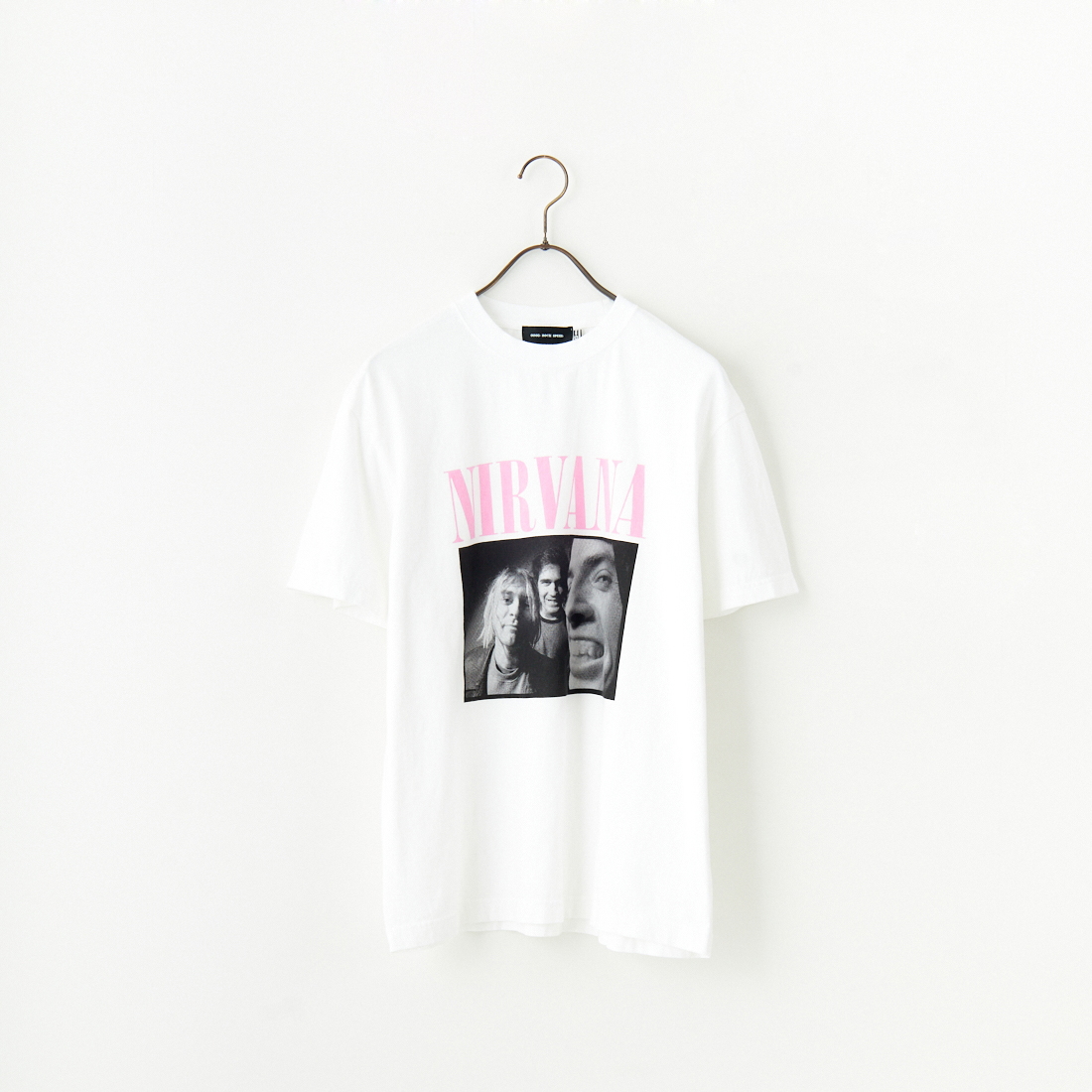 GOOD ROCK SPEED [グッドロックスピード] 別注 NIRVANA フォトプリントロックTシャツ [INTN-031-JF] WHITE