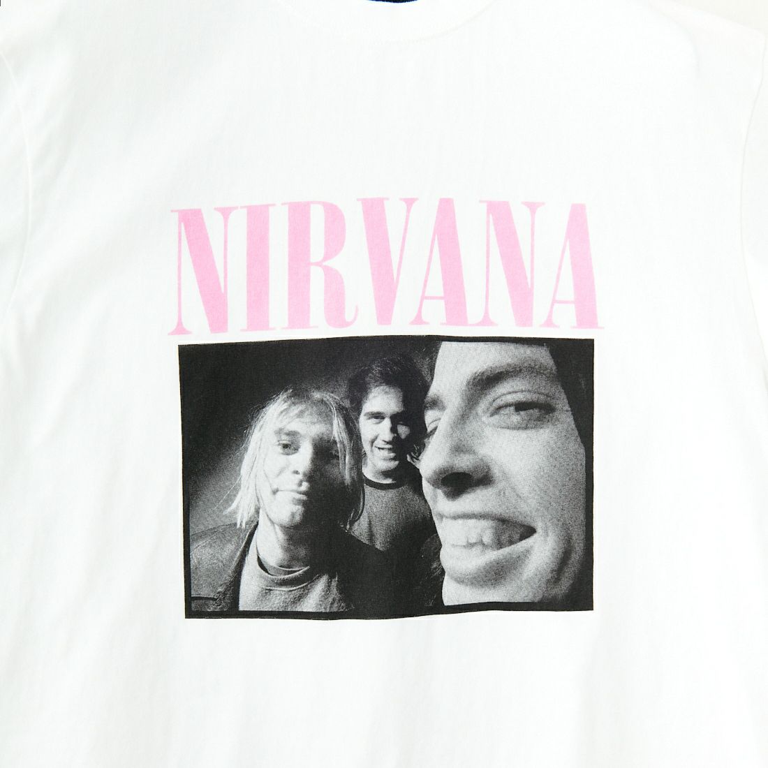 GOOD ROCK SPEED [グッドロックスピード] 別注 NIRVANA フォトプリントロックTシャツ [INTN-031-JF] WHITE
